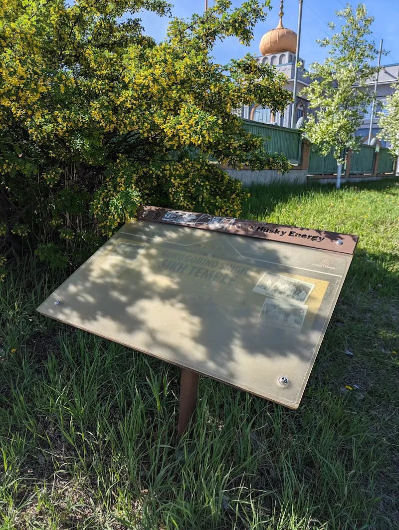 Guru Gobind Singh Temple Interpretive Sign - Gurdwara in Prince George, British Columbia